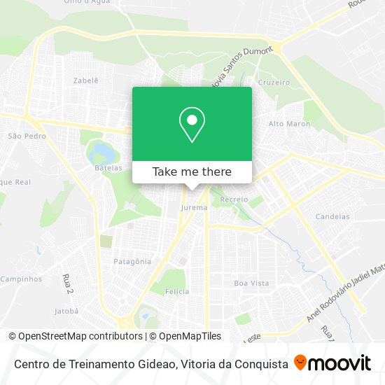 Centro de Treinamento Gideao map