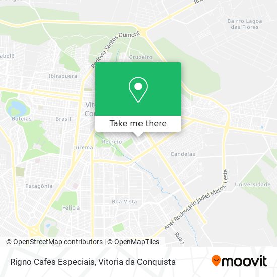 Rigno Cafes Especiais map