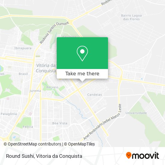 Round Sushi map