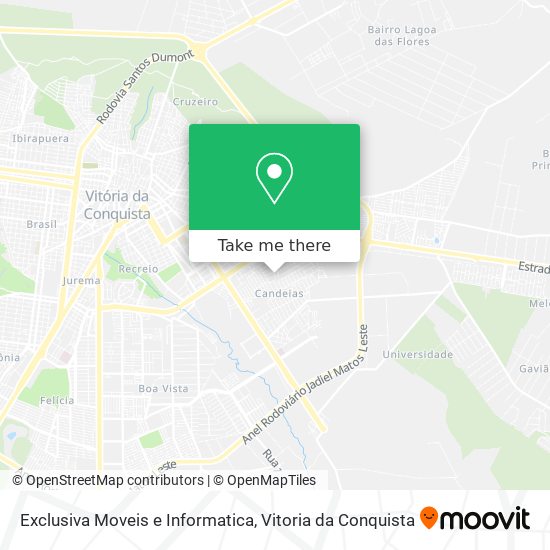 Exclusiva Moveis e Informatica map