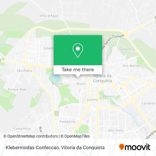 Klebermodas Confeccao map