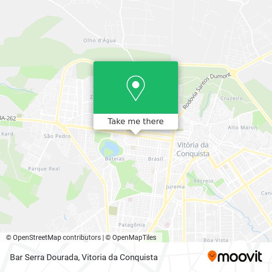 Bar Serra Dourada map