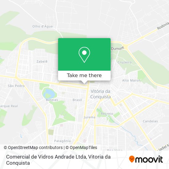 Comercial de Vidros Andrade Ltda map