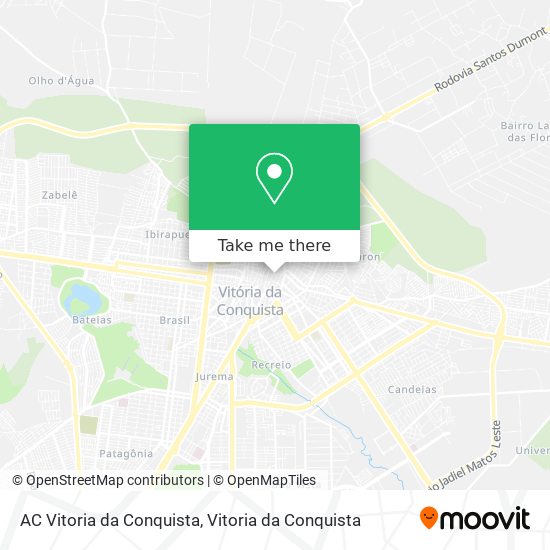 AC Vitoria da Conquista map
