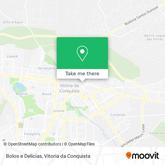 Bolos e Delicias map