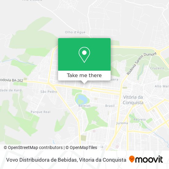 Vovo Distribuidora de Bebidas map