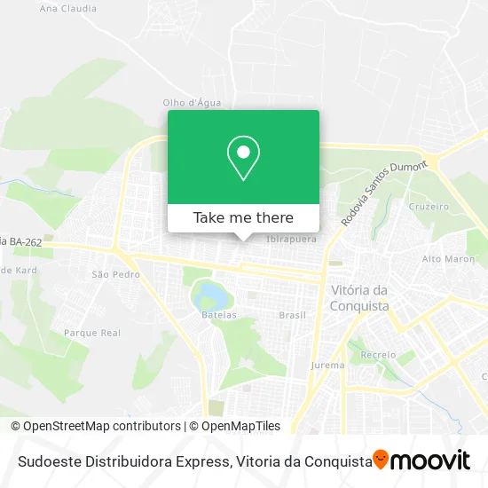 Sudoeste Distribuidora Express map