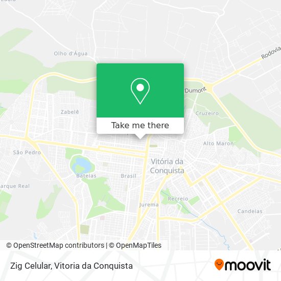 Mapa Zig Celular