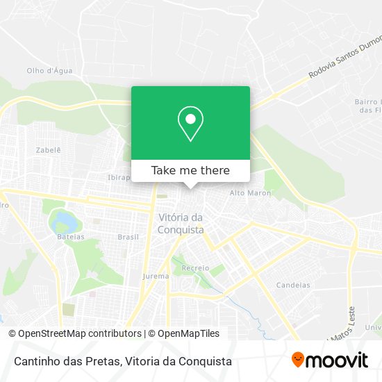 Cantinho das Pretas map