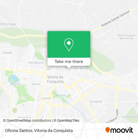 Oficina Santos map