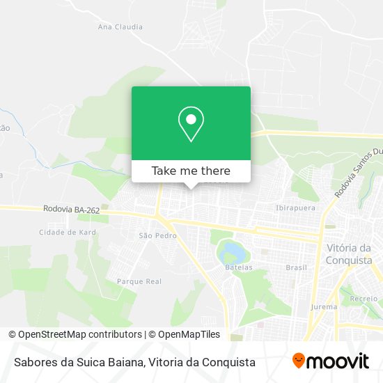 Sabores da Suica Baiana map