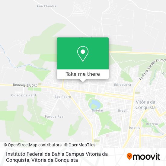 Instituto Federal da Bahia Campus Vitoria da Conquista map