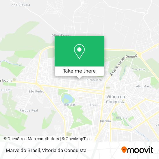 Mapa Marve do Brasil