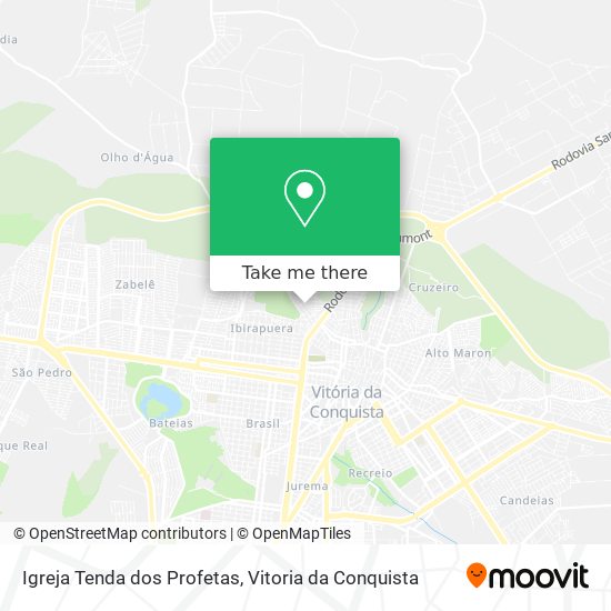 Igreja Tenda dos Profetas map