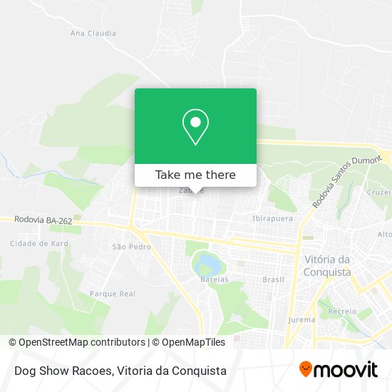 Dog Show Racoes map