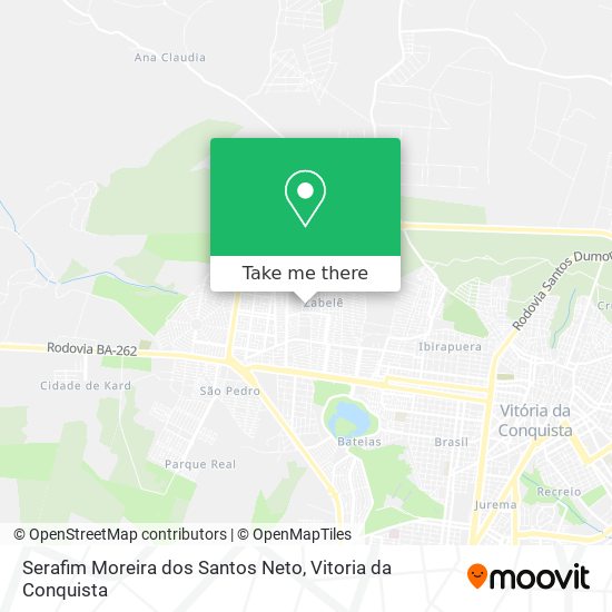 Mapa Serafim Moreira dos Santos Neto