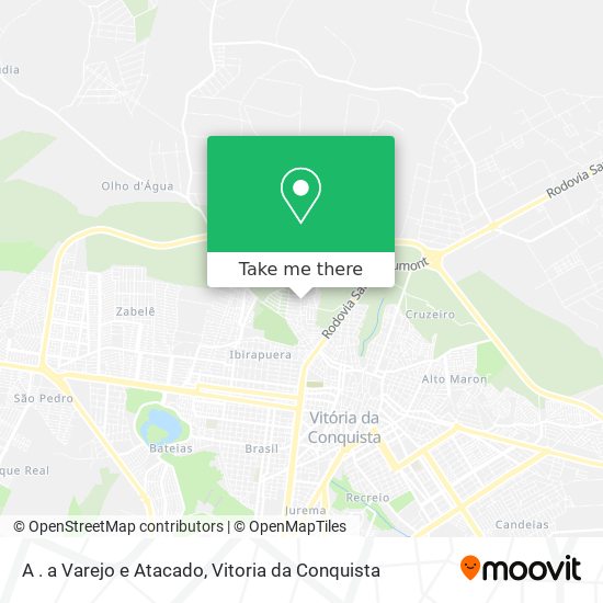 A . a Varejo e Atacado map