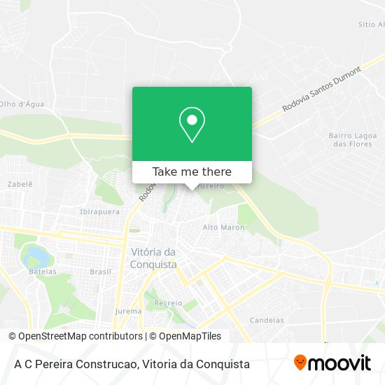 A C Pereira Construcao map