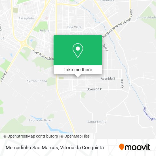 Mercadinho Sao Marcos map