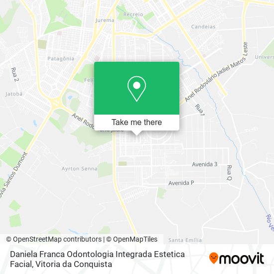 Daniela Franca Odontologia Integrada Estetica Facial map