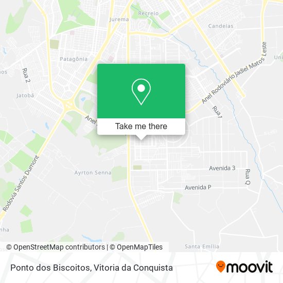 Ponto dos Biscoitos map