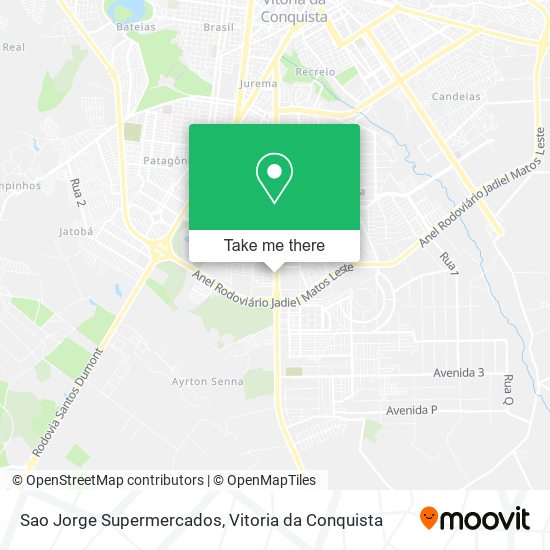 Sao Jorge Supermercados map