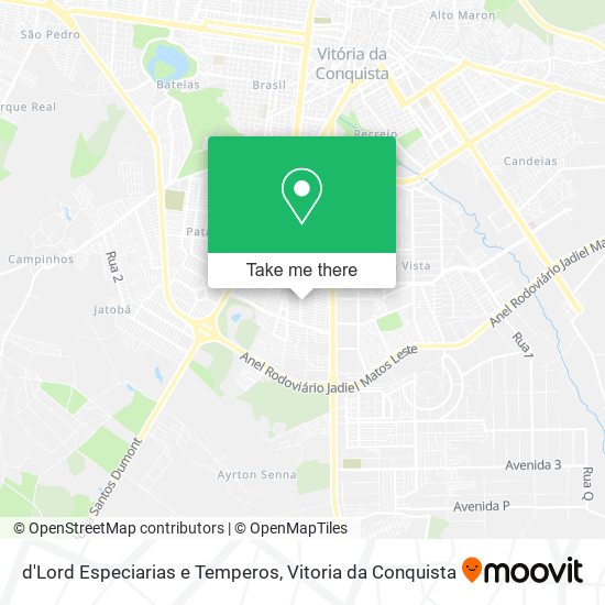 d'Lord Especiarias e Temperos map