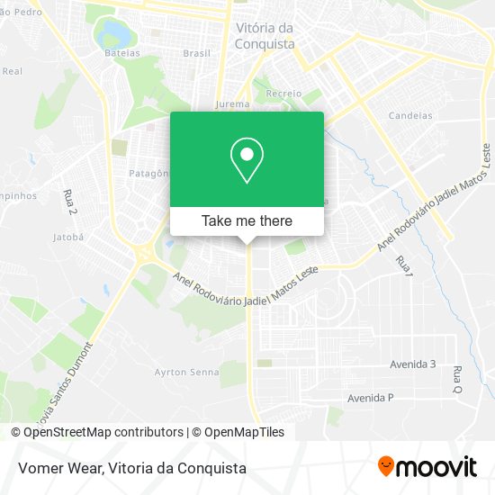 Vomer Wear map