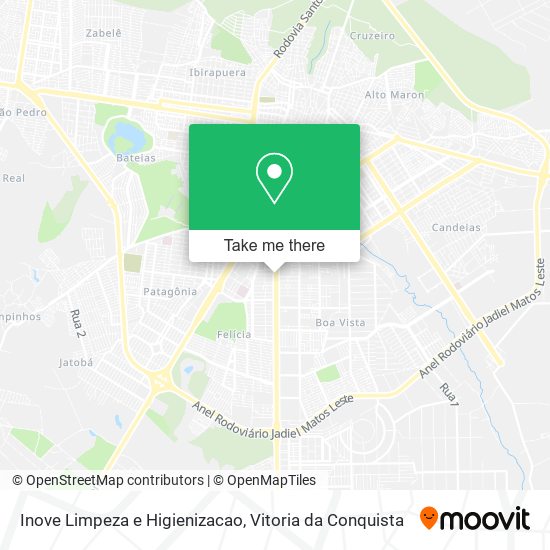 Inove Limpeza e Higienizacao map