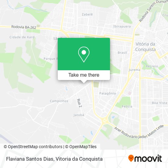 Flaviana Santos Dias map