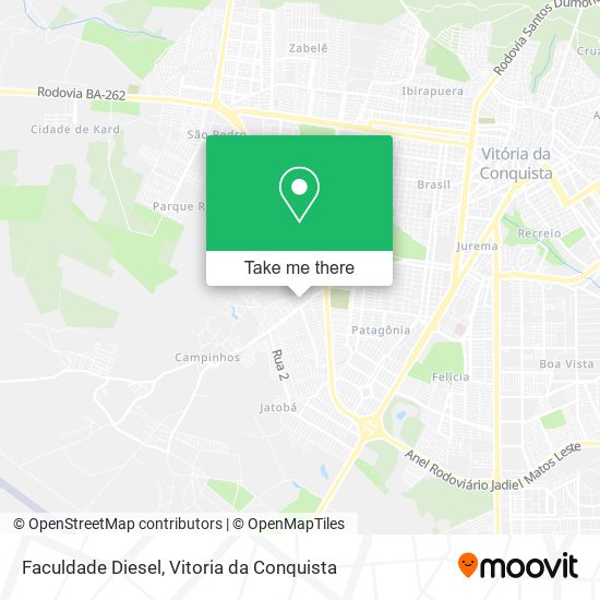 Faculdade Diesel map