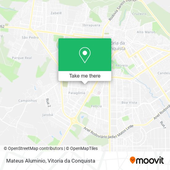 Mateus Aluminio map