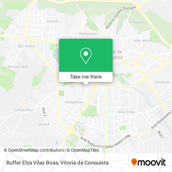 Buffet Elza Vilas Boas map