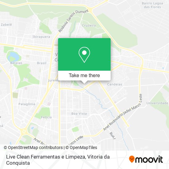 Live Clean Ferramentas e Limpeza map