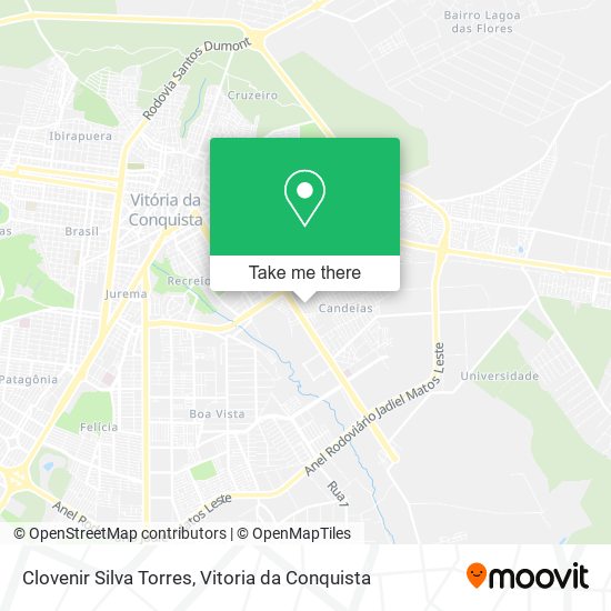 Clovenir Silva Torres map