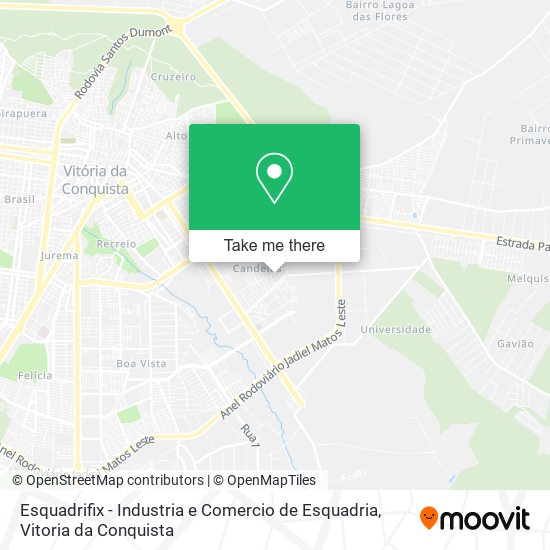 Esquadrifix - Industria e Comercio de Esquadria map