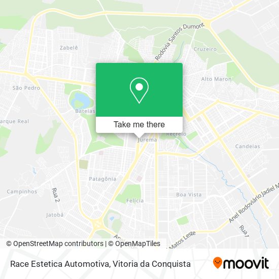 Race Estetica Automotiva map