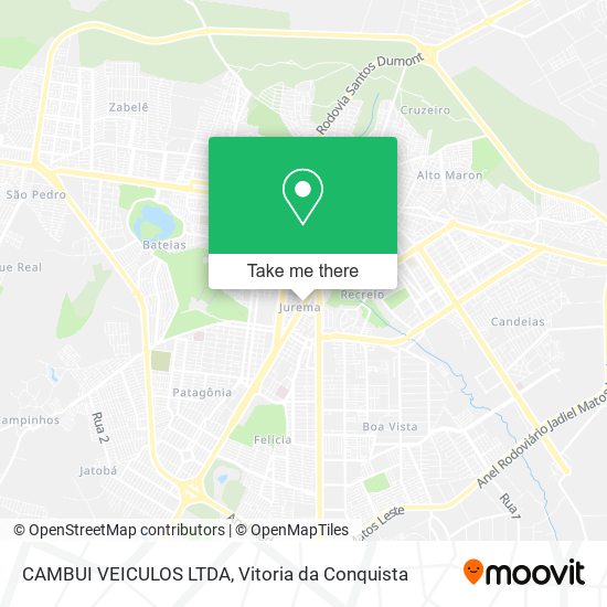 CAMBUI VEICULOS LTDA map