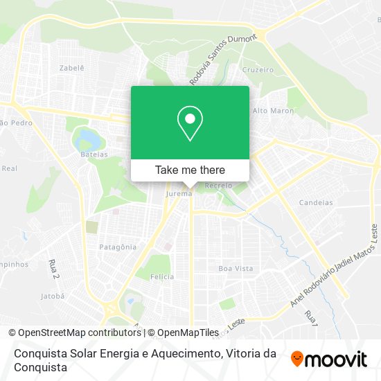 Mapa Conquista Solar Energia e Aquecimento