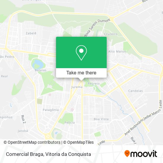 Comercial Braga map