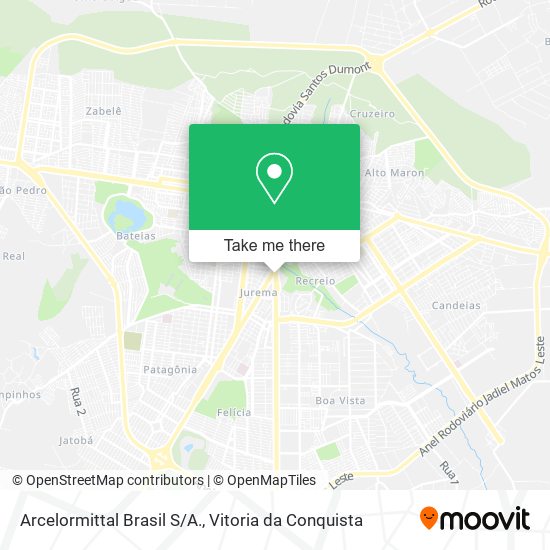 Arcelormittal Brasil S/A. map