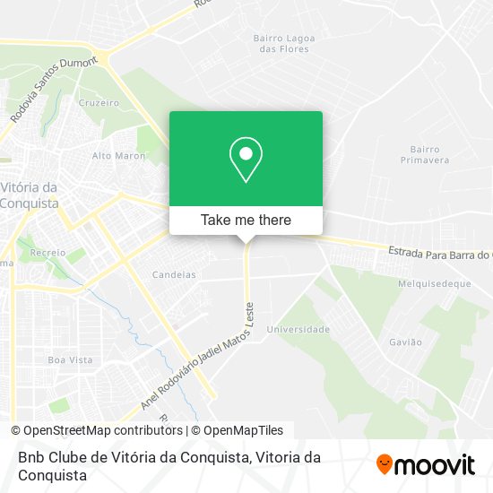 Bnb Clube de Vitória da Conquista map