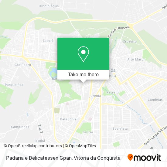 Padaria e Delicatessen Gpan map