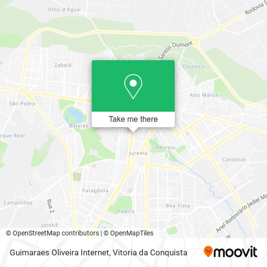 Mapa Guimaraes Oliveira Internet