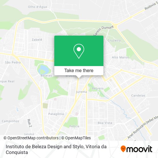 Instituto de Beleza Design and Stylo map