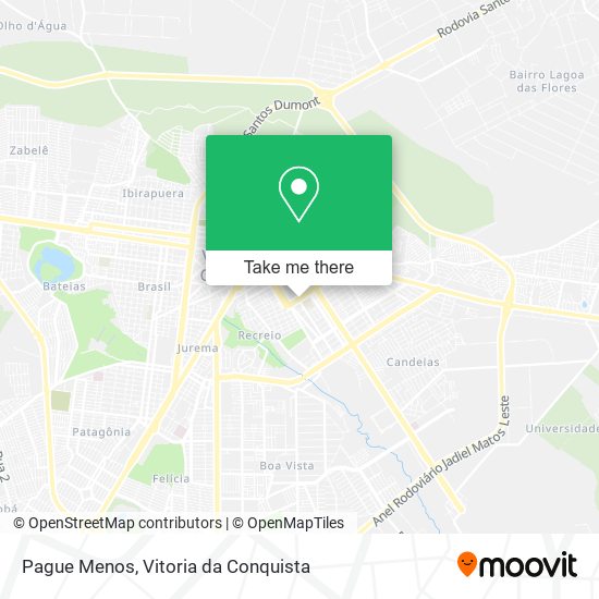 Pague Menos map