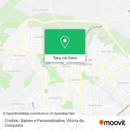 Mapa Crializa - Baloes e Personalizados