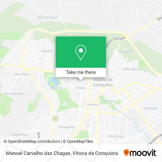 Manoel Carvalho das Chagas map