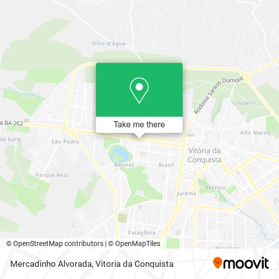 Mercadinho Alvorada map