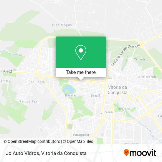 Mapa Jo Auto Vidros